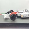 Scalemodz modellautó Formula1 Mclaren MP4 versenyautó szponzor maitricákkal oldalnézetből