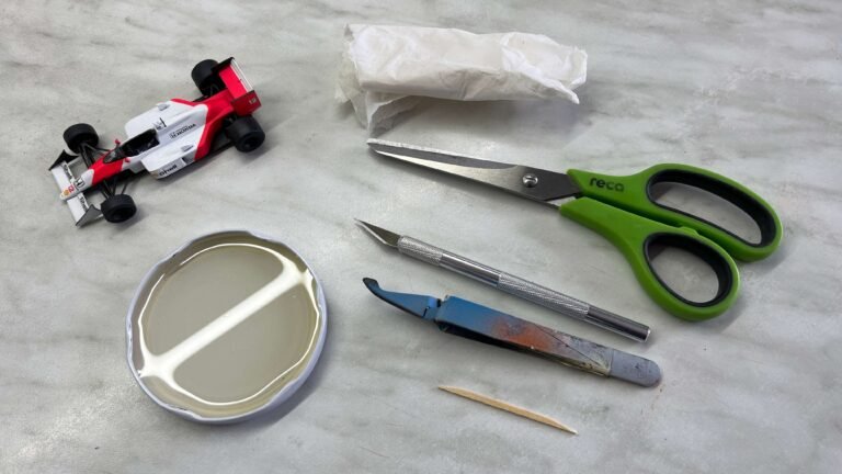 Scalemodz vizes matrica használata eszközök