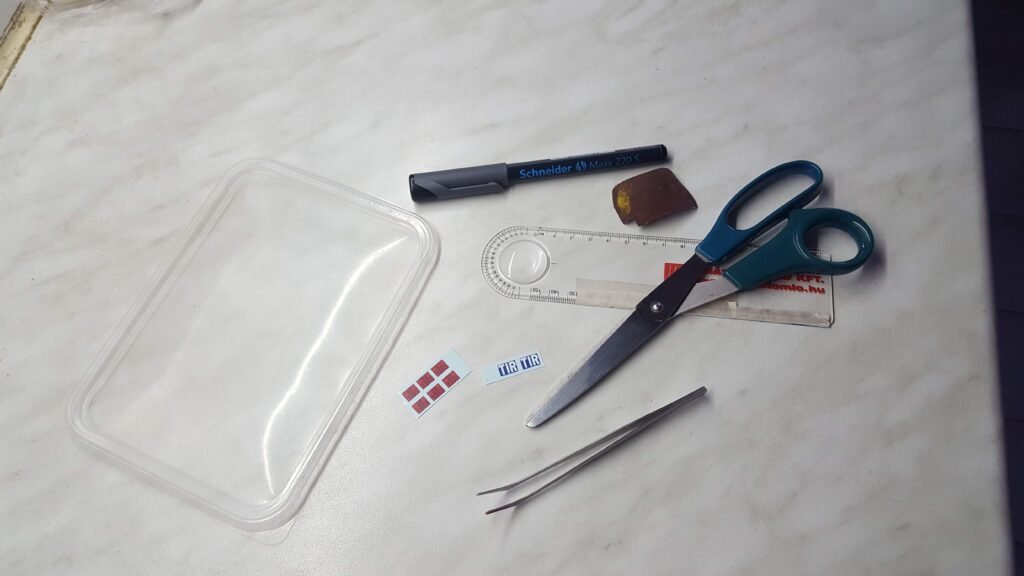 Scalemodz modell teherautó ADR TIR tábla