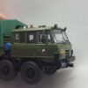 Scalemodz fém modell teherautó Cseh katonai Tatra vizes matrica elölnézet
