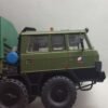 Scalemodz fém modell teherautó Cseh katonai Tatra vizes matrica oldalnézet