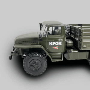 Scalemodz fém modell teherautó KFOR katonai Ural vizes matrica oldalnézet