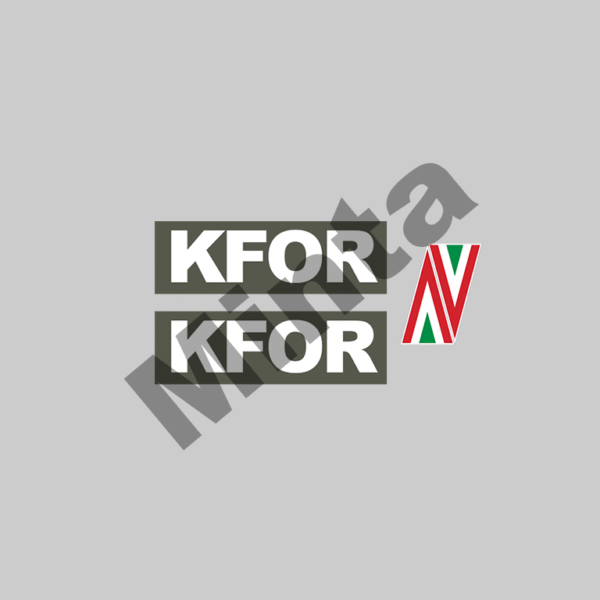 Scalemodz fém modell teherautó KFOR katonai vizes matrica