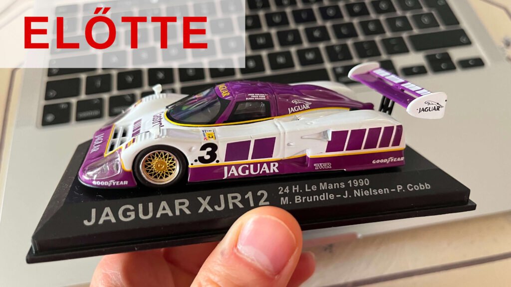 Scalemodz matrica eltávolítása modellautóról vizes matrica