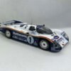 Scalemodz fém modellautó Porsche 962 LeMans oldalnézet Rothmans vizes matrica