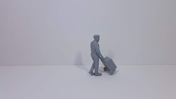 Scalemodz 3D nyomtatott Fuvaros Figura Festettlen