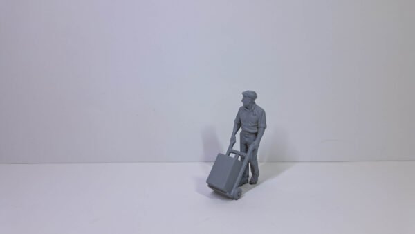 Scalemodz 3D nyomtatott Fuvaros Figura Festettlen