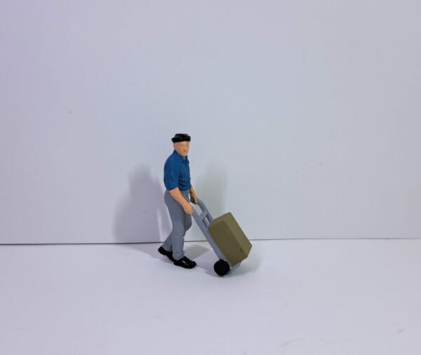 Scalemodz 3D nyomtatott Fuvaros Figura Festett