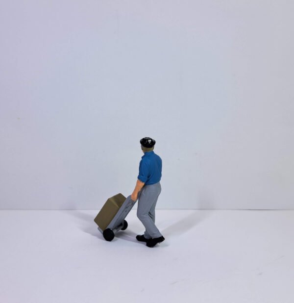 Scalemodz 3D nyomtatott Fuvaros Figura Festett