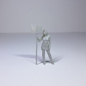 Scalemodz_3dprinted_grid_girl_figure_1 Scalemodz 3D nyomtatott Grid Girl Figura Festettlen