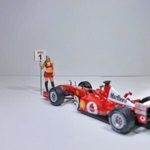 Scalemodz_3dprinted_grid_girl_figure_3 Scalemodz 3D nyomtatott Grid Girl Figura Festett